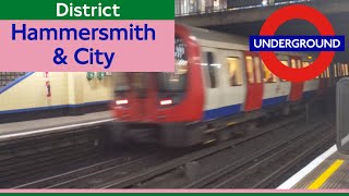 Remade A District And Hammersmith amp City Line Train At Aldgate East [upl. by Hevak]