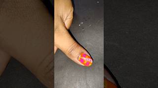 Orange 🍊🧡 nail art design for beginners ✨💅nails नाखून shortvideo nailart nailartdesigns shorts [upl. by Idnim969]