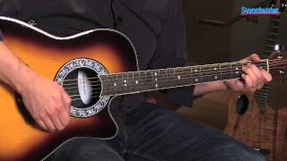 Ovation 1771VL 1 Acousticelectric Guitar Demo  Sweetwater Sound [upl. by Octavla]