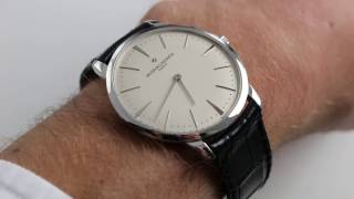 Vacheron Constantin Patrimony Ref 81180000G9117 Watch Review [upl. by Oreste]