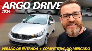 FIAT ARGO DRIVE 1 0 2024  É O Melhor Compacto Do Mercado [upl. by Inohs666]