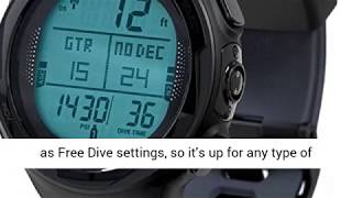 Aqua Lung i450t Hoseless Air Integrated Wrist Watch Dive Computer with Transmitter and USB Black [upl. by Jaynes134]