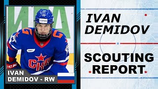 IVAN DEMIDOV Highlights  2024 NHL Draft [upl. by Charie]