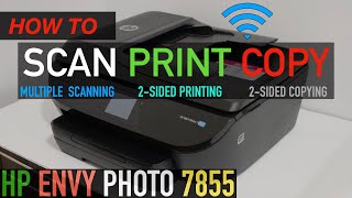 HP Envy Photo 7855 Scanning 2Sided Printing amp Copying Review [upl. by Pass]