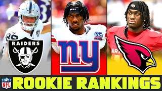 NFL Rookies Ranked after Two Games [upl. by Ashla845]