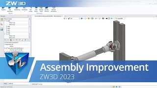 Assembly Improvement  ZW3D 2023 Official [upl. by Chaney]