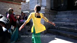 Hijras or Eunuchs dancing at Jubbal Palace [upl. by Germana]