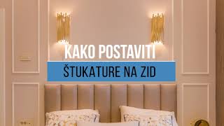 Dekorativne lajsne Kako postaviti štukature na zid [upl. by Anitsirhc]