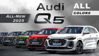 2025 Audi Q5 amp SQ5  All New Colors Preview How it Looks in White Green or Black [upl. by Oribella249]