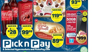 Whats on special at Pick n Pay this week Promotion valid from 11 December 2023 to 26 December 2023 [upl. by Ecnerwal]