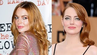 Lindsey Lohan Asks Emma Stone To Remake Mean Girls amp Invites Every Celeb To Her Birthday [upl. by Kass622]