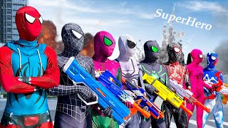 What If 8 SpiderMan Bros In 1 House   SPIDERMANs Story New Season 5  All Action Funny [upl. by Woody82]