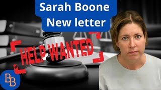 Sarah Boones Hilarious New Letter to the Judge [upl. by Ecyor]