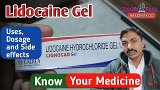 Lidocaine Hydrochloride gel  Lignocad Gel  Lignocaine gel for piles use and Price HealthRank [upl. by Lah904]