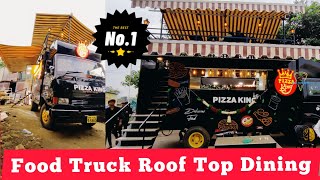 Food truck with Roof Top Dining most recent design [upl. by Gypsie]