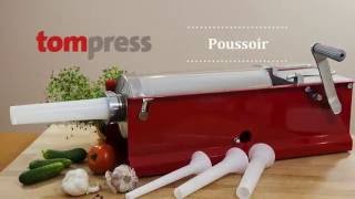 Poussoir à viande 5 l Reber  Tom Press [upl. by Airdnahs]