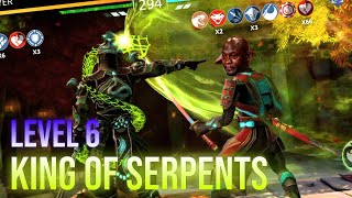 King of Serpents VS Stranger set level 6 bossfight  Shadow fight 3 [upl. by Janel]