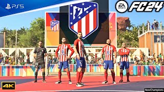 FC 24  Atlético de Madrid Vs Manchester United  VOLTA FOOTBALL  PS5 [upl. by Sirovart]