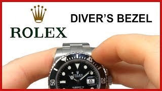 How to use Rolex Dive Bezel for Submariner SeaDweller Deepsea [upl. by Renruojos83]