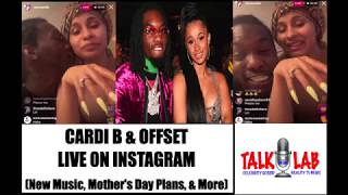 Cardi B and Offset on Instagram live [upl. by Irene]