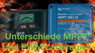 Unterschiede MPPT und PWM Laderegler [upl. by Onimod]