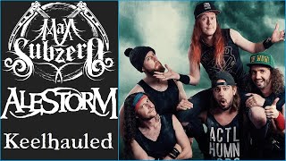 Alestorm  Keelhauled Instrumental Cover amp Lyric Video [upl. by Ralli65]