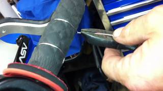 Proper way to safetywire motorcycle grips  Robert Haas [upl. by Nadya]