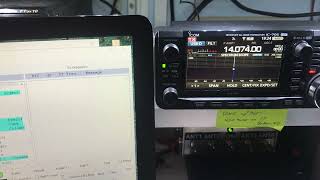 WSJTX settings for IC705 wireless operation using WFView and VSPE [upl. by Brackely140]