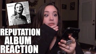 Taylor Swift  reputation  Full Album Reaction I CRIED [upl. by Pentheam]