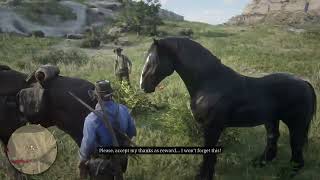 RDR2 Helping NPCs Dinosaur Fossil hunting and other gameplay [upl. by Sira]