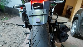 BAJAJ DOMINAR 400 TAIL TIDY REMOVAL With English Subtitles [upl. by Llet503]