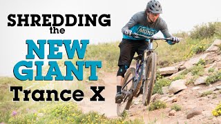 Shredding the AllNew Giant Trance X Advanced Pro 29 [upl. by Eekaz]