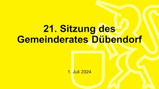 21 Sitzung des Gemeinderates [upl. by Novyak369]