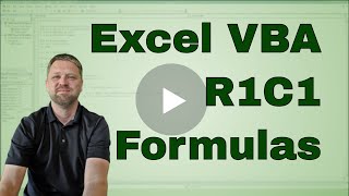 Excel VBA Macro FormualR1C1 formula notation [upl. by Ilrebmyk263]