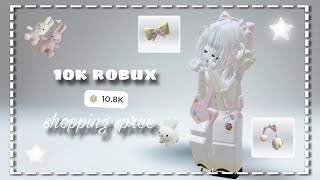 10k robux shopping spree 🍡🍮🐾 [upl. by Nivahb289]