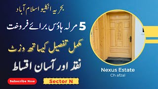 Bahria Enclave 5 Marla Houses For Sale  Full Payment amp Installment Best Quality  Nexus Estate TV [upl. by Kassity]