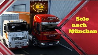 Euro Truck Simulator 2  Auf Achse  Die nächste Generation 19 Der Rote Blitz  Solo nach München [upl. by Naz210]