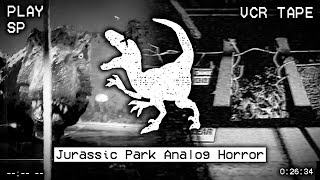 JURASSIC PARK ANALOG HORROR AQUELAS COISAS NÃO SÃO DINOSSAUROS [upl. by Nalyak557]