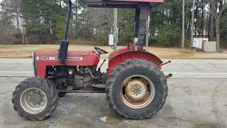 Massey Ferguson 240 4x4 tractor [upl. by Merat]