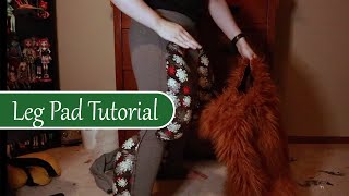 Faun Leg Padding Tutorial for Digitigrade Fursuit Pants [upl. by Skill]