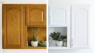 3Step Kitchen Cabinet Makeover [upl. by Rinee593]