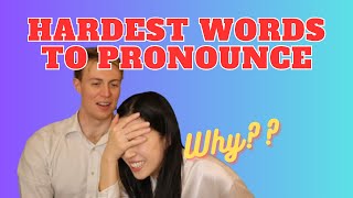 The Hardest Words to Pronounce We try to pronounce the hardest words in English [upl. by Hallee]