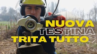 Decespugliatore NUOVA TESTINA rivoluzionaria  sostituzione FACILE del FILO [upl. by Arv521]