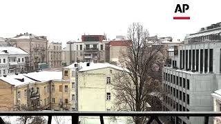 Air raid sirens in Kyiv explosions heard [upl. by Aidekal]