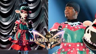 The Masked Singer 2023  NeYo  Cow  All Performances and Reveal [upl. by Doggett]