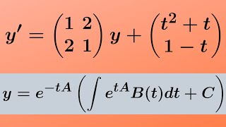 Differential Equations  First Order Linear System of DEs [upl. by Cirdahc]