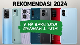 7 Rekomendasi HP Dibawah 1 Juta TERBAIK Tahun 2024 [upl. by Thane]