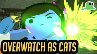 Overwatch Cats  DVa quotSelfiequot Intro ft Katsuwatch PLUSHIES [upl. by Schaefer610]