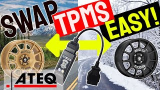 How to Easily Swap SummerWinter Tire Setups TPMS Using ATEQ Quickset 2012 Forester [upl. by Barna]