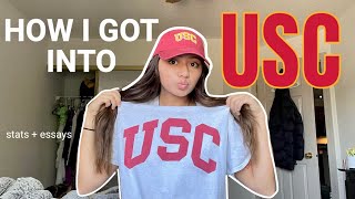 HOW I GOT INTO USC  reading supplemental essays [upl. by Divod828]